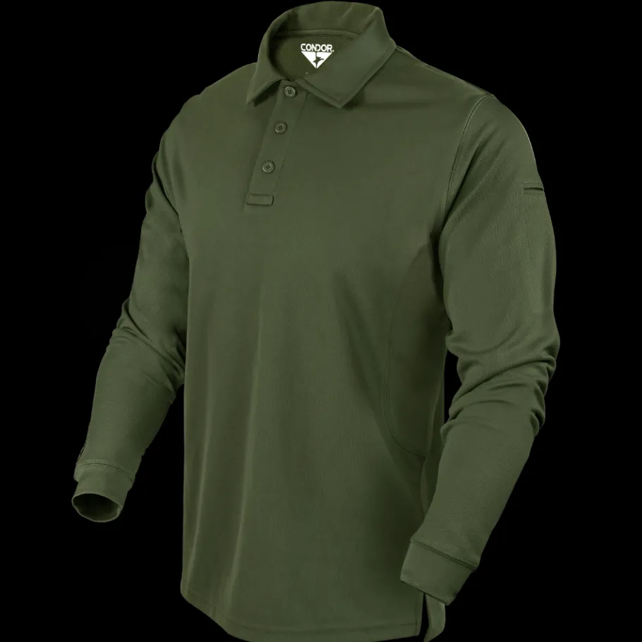 Condor Outdoor Long Sleeve Performance Tactical Polo