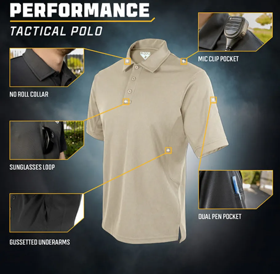 Condor Outdoor Short Sleeve Performance Tactical Polo